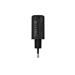 Canyon OnCharge 250, univerzálna nabíjačka do steny, 1x USB-C + 1x USB-A, PD 25W, čierna CNE-CHA250-31