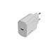 Canyon OnCharge 250, univerzálna nabíjačka do steny, 1x USB-C, PD 25W, biela CNE-CHA250-01