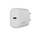 Canyon OnCharge 250, univerzálna nabíjačka do steny, 1x USB-C, PD 25W, biela CNE-CHA250-01