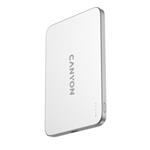 Canyon OnCharge 503, Powerbank, 3 000 mAh,in: USB-C 10W,out: USB-C 10W+Wireless 7.5W, ultratenká, hliníková CNS-CPB503SV