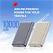 Canyon OnCharge 510, Powerbank, 10.000 mAh, in: USB-C, out: USB-C PD 20W + Wireless Magnet 15W, štíhla, béž CNS-CPB510BE