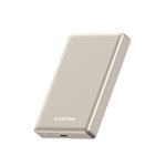 Canyon OnCharge 510, Powerbank, 10.000 mAh, in: USB-C, out: USB-C PD 20W + Wireless Magnet 15W, štíhla, béž CNS-CPB510BE