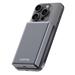 Canyon OnCharge 510, Powerbank, 10.000 mAh, in: USB-C, out: USB-C PD 20W + Wireless Magnet 15W, štíhla, šed CNS-CPB510DG