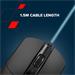Canyon OnClick 5N, káblová symetrická optická myš, USB, 1600 dpi, 4 tlačidlá, čierna