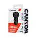 Canyon OnDrive 24, univerzálna autonabíjačka, 2x USB-A, výkon 24 W CNE-CCABR2AA