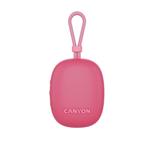 Canyon OnMove 12, prenosný Bluetooth v5.3 reproduktor, 5W, TWS, IPX7, 12 hod, USB-C nab., rúžový CNE-CBTSP12PK