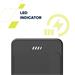 Canyon OnPower 100, Powerbank, 10.000 mAh, LED indikátor, in: 1x USB-C/1x microUSB, out: 1x USB-C a 2x USB-A CNS-CPB100B