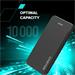 Canyon OnPower 100, Powerbank, 10.000 mAh, LED indikátor, in: 1x USB-C/1x microUSB, out: 1x USB-C a 2x USB-A CNS-CPB100B
