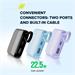 Canyon OnPower 101, Powerbank, 10.000 mAh, dig. disp., in: USB-C, out: USB-A, QC 3.0/USB-C, PD 22,5W, integ CNS-CPB101PU