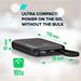 Canyon OnPower 101, Powerbank, 10.000 mAh, dig. disp., in: USB-C, out: USB-A, QC 3.0/USB-C, PD 22,5W, integ CNS-CPB101PU
