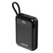 Canyon OnPower 104, powerbanka 10 000 mAh, 22,5 W, USB-C / USB-A, integrované káble USB-C + Lightning, čiern CNS-CPB104B