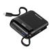 Canyon OnPower 104, powerbanka 10 000 mAh, 22,5 W, USB-C / USB-A, integrované káble USB-C + Lightning, čiern CNS-CPB104B