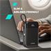 Canyon OnPower 104, powerbanka 10 000 mAh, 22,5 W, USB-C / USB-A, integrované káble USB-C + Lightning, čiern CNS-CPB104B