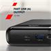 Canyon OnPower 104, powerbanka 10 000 mAh, 22,5 W, USB-C / USB-A, integrované káble USB-C + Lightning, čiern CNS-CPB104B