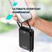 Canyon OnPower 104, powerbanka 10 000 mAh, 22,5 W, USB-C / USB-A, integrované káble USB-C + Lightning, čiern CNS-CPB104B