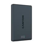 Canyon OnPower 500, Powerbank, 5.000 mAh, MagSafe, 20W USB-C, 15W Bezdrôtové nabíjanie, displej, čierna CNS-CPB500B
