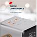 Canyon OnPower 610, Powerbank, 60.000 mAh, displej, in: USB-C, out: 3x USB-C, PD 100W, 3x USB-A, QC 3.0, bi CNS-CPB610W
