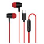 Canyon SEP-5, slúchadlá do uší, integrované ovládanie, hlboké basy, USB-C kábel 1.2m, čierno-červené CNS-CEP5R