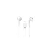 Canyon SEP-6, slúchadlá do uší, integrované ovládanie, Hi-Fi kvalita, USB-C kábel 1.2m, biele CNS-CEP6W