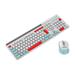 Canyon SET-W5, Wireless bezdrôtové combo - multimed. klávesnica, SK/CZ + opt. myš až 1600 dpi, biela s č CNS-HSETW5WT-CS