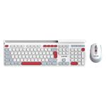 Canyon SET-W5, Wireless bezdrôtové combo - multimed. klávesnica, SK/CZ + opt. myš až 1600 dpi, biela s č CNS-HSETW5WT-CS