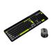 Canyon SET-W5, Wireless bezdrôtové combo - multimed. klávesnica, SK/CZ + opt. myš až 1600 dpi, čierna so CNS-HSETW5BK-CS