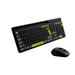 Canyon SET-W5, Wireless bezdrôtové combo - multimed. klávesnica, SK/CZ + opt. myš až 1600 dpi, čierna so CNS-HSETW5BK-CS