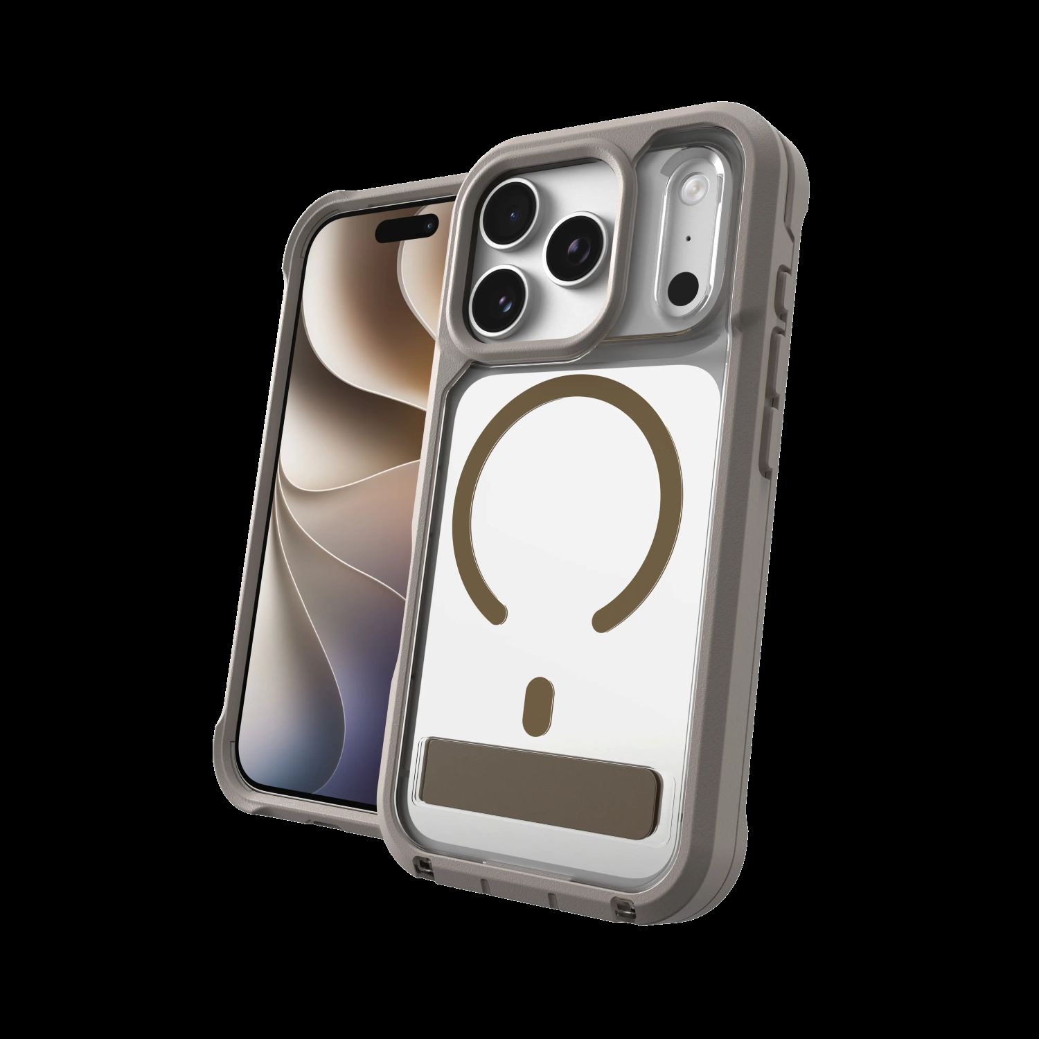 Case Rainier Snap Kickstand Apple iPhone 18 Pro / 17 Pro - Sandstone 702322341