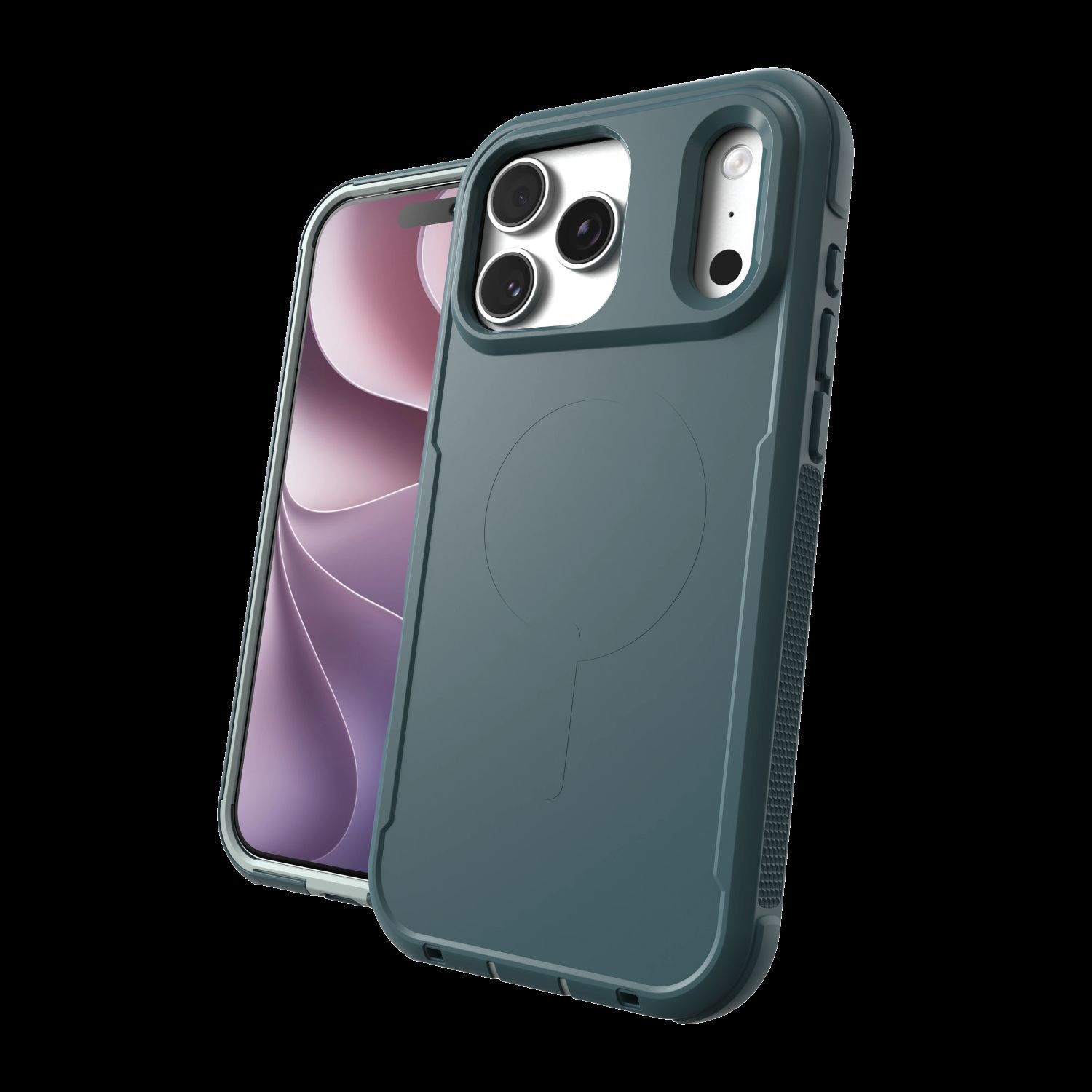 Case Teton Snap with Kickstand and Holster for Apple iPhone 18 Pro / 17 Pro - Moss 702322351