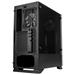case Zalman miditower S5 Black, ATX/mATX/Mini-ITX, bez zdroje, 1×RGB ventilátor, černá - rozbalena