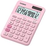 Casio Kalkulačka MS 20 UC PK, ružová, dvanásťmiestna, duálne napájanie