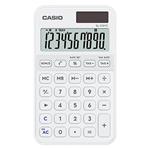 Casio Kalkulačka SL 310 YC WE, biela, vrecková, desaťmiestna, duálne napájanie
