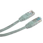 Cat.5e, RJ45 M-1m, netienený, CCA, šedý, economy KB001XLB01
