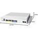 Catalyst 1300 4-port 2.5GE, 4-port GE, PoE, 2x10G SFP+ C1300-8MGP-2X