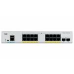Catalyst C1000-16T-E-2G-L, 16x 10/100/1000 Ethernet ports, 2x 1G SFP uplinks with external PS C1000-16T-E-2GL-RF