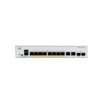 Catalyst C1000-8P-E-2G-L, 8x 10/100/1000 Ethernet PoE+ ports and 67W PoE budget, 2x 1G SFP and RJ-45 C1000-8P-E-2G-L-RF