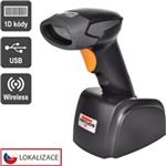 CCD čtečka Virtuos HW-311A, bezdrátová, základna, USB (klávesnice/RS-232 emulace), černá EH02G0022