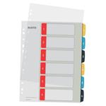 Celoplastové rejstříky Leitz Cosy A4 popisovatelné na počítači 1-12 12460000