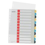 Celoplastové rejstříky Leitz Cosy A4 popisovatelné na počítači 1-6 12480000
