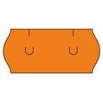 cenovkové etikety 26x12 UNI - oranžové (pre etiketovacie kliešte) 1.500 ks/rol.