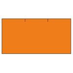 cenovkové etikety 37x19 CONTACT - oranžové (pre etiketovacie kliešte) 1.000 ks/rol.