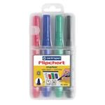 Centropen, sada flipchart markier 8550, color, 4ks, 2.5mm, neprepíja sa papierom 585500401