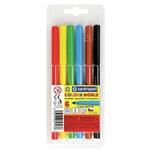 Centropen, sada popisovačov 7550, color, 6ks, 1mm, válcový hrot odolný proti zatlačení 775500610