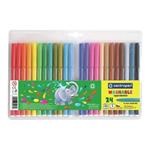 Centropen, sada popisovačov 7790, color, 24ks, 1mm, válcový hrot odolný proti zatlačení 777902405