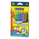 Centropen, sada popisovačov na textil 2570, color, 10ks, 2mm, sada 725701001