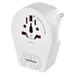 Cestovný univerzálny adaptér pre cudzincov do strednej Európy, 1×USB-C, 1×USB-A 8592920158821