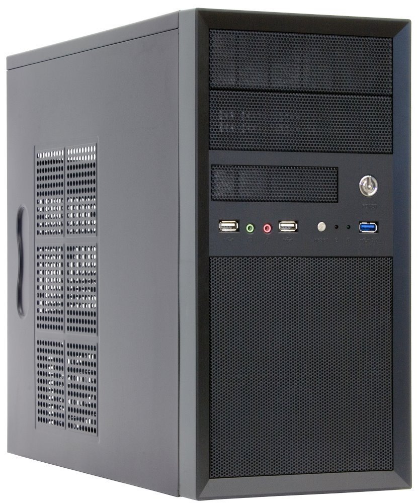 CHIEFTEC MiniT CT-01B, mATX, 350W ATX zdroj, černý CT-01B-350GPB