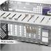 CHIEFTEC Rackmount 2U ATX, UNC-210T-B-U3, 400W, čierna, USB 3. UNC-409S-AIO-OP