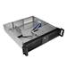 CHIEFTEC skříň Rackmount 2U mATX/ATX, UNC-209SR-B-OP, 20" Slide Rail, Black