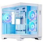 CHIEFTEC Visio / ATX / dvoukomorová / 6x120mm ARGB fan / 2xUSB 3.0 / USB-C / tvrz.sklo / bílá GM-30W-TG-OP